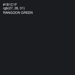 #1B1C1F - Rangoon Green Color Image